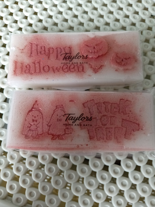 Spiced pumpkin halloween pattern bar